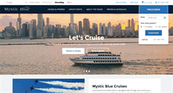 Desktop Screenshot of mysticbluecruises.com